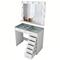 Make-Up Table, BJ117, White, 100% MELAMINE COATED E1 QUALITY CHIPBOARD – kuva 2