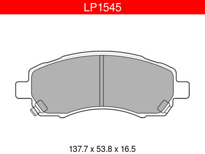 Delphi LP1545 Subaru etujarrupalasarja, Moottoripyörävaraosat