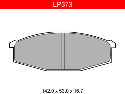 Delphi LP373 Nissan etujarrupalasarja, Moottoripyörävaraosat