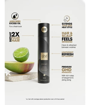 ghd Once Again Lightweight Refresh 200 ml, kuivashampoo