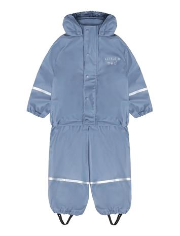 Little B Pu Set Solid W. Fleece - Pink - 128