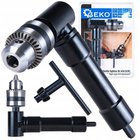 Geko kulmaporaistukka G00554, 90° porauskulma, 1–10 mm poranterille, 1500 r/min, 8 mm varren halkaisija