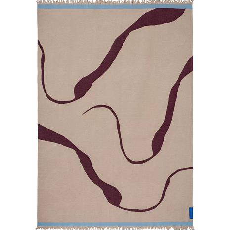 Mette Ditmer Studio viltti Wine, 130x175 cm