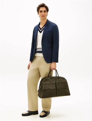 Tommy Hilfiger Th Soft Suede Duffle - Khaki green - ONE SIZE