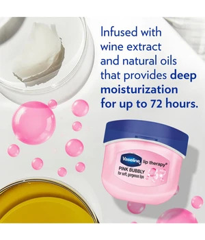 Vaseline Lip Therapy Jar Huulivoide 7 g Pink Bubbly