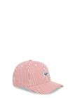 Upfront Gaston Stripe Youth Baseball Cap - Red - ONE SIZE
