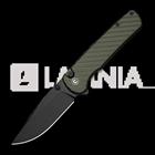 CIVIVI Iron Tide, Forest Green Aluminum, Black Stonewash