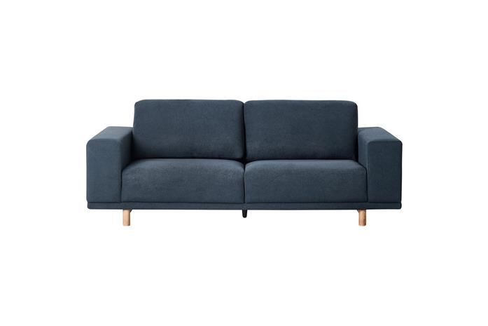 3-sitssoffa Beliani Nivala Blå blue -