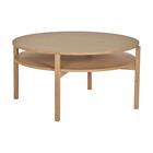 1898 Lid sohvapöytä Valkopigmentoitu tammi, ä˜90 cm