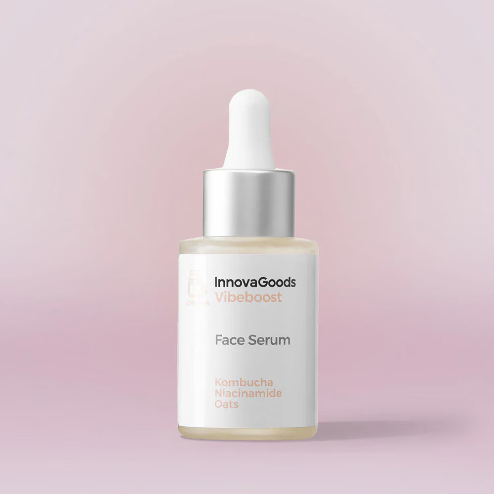 Vibeboost kasvoseerumi 30 ml / kosteuttava vegaaninen seerumi kombuchalla / kaikille ihotyypeille