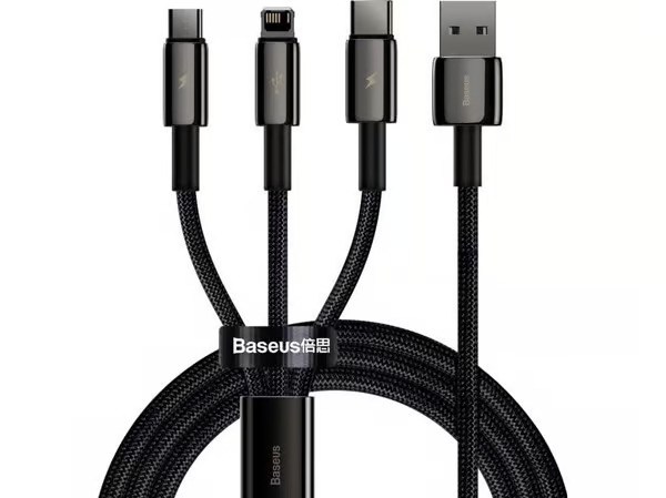 Baseus Tungsten Gold 3-in-1 USB cable_