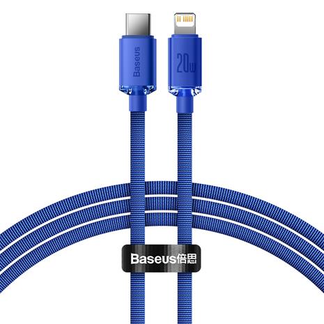 Baseus Crystal cable USB-C to Lightning 20W 1.2m (blue)