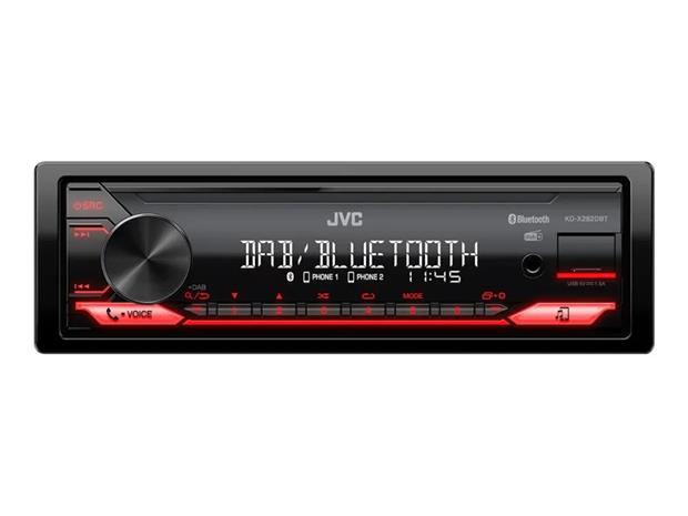 JVC KD-X282DBT car media receiver Black 200 W Bluetooth