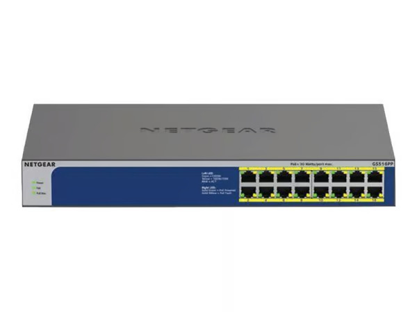 NETGEAR GS516PP-100EUS, kytkin
