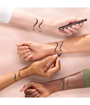 CATRICE Superproof Brush Liner Waterproof Eyeliner 0.45 ml Nr. 010 - Midnight Black