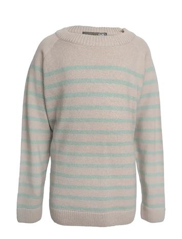 Hanevild Bertil Blouse Tops Knitwear Pullovers Beige Hanevild