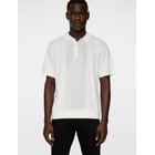 J. Lindeberg Reymond Solid Stripe Polo - White - L