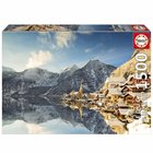Pussel - EDUCA - Hallstatt Vinter - 1500 bitar - Landskap - 85 x 60 cm - Vuxen