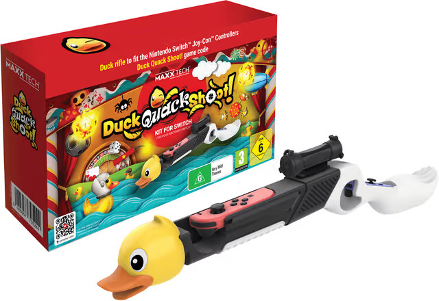 Maxx Tech Duck Quack Shoot!, Nintendo Switch -ohjain + peli