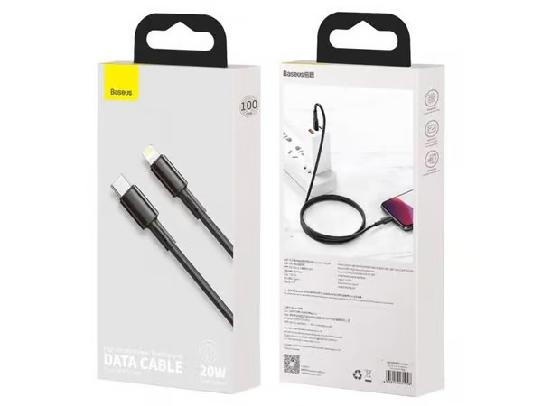 Baseus High Density Braided Cable Type-C to Lightning PD 20W 1m