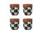 Bloomingville Check muki 4-pack Sininen – kuva 3