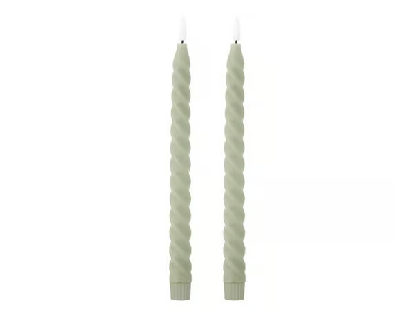 Bloomingville - Ponza LED Candles - Green