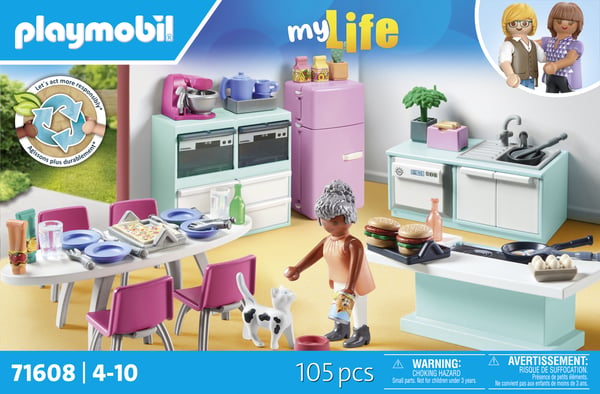 Playmobil - Kitchen with dining place (71608) – kuva 8/8