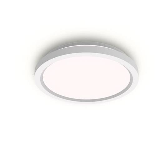 Philips AIO Ceiling Light with Remote (Round White) - 24W Integrated LED Lamp with 3 step dimming 2-pack