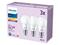 Philips LED-lamppu 8W/827 (60W) himmeä 3-pack. E27 – kuva 3