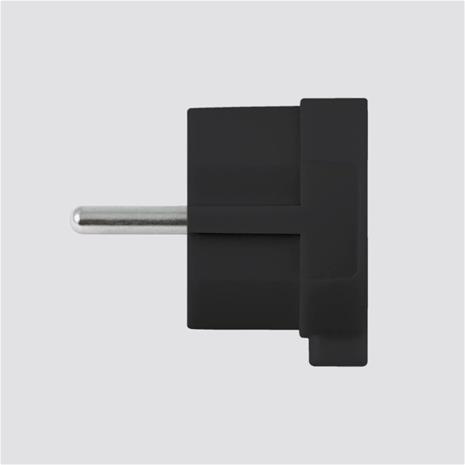 norm Schuko plug, matt black