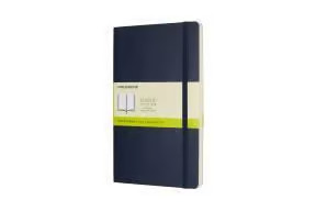 Classic Soft Plain Large Sapphire Blue Moleskine
