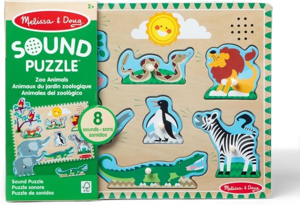 MELISSA & DOUG Äänipalapeli Eläintarhan eläimet