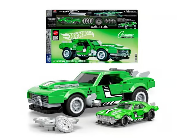 Mattel Brick Shop Hot Wheels Työmaasetti Custom ’68 Camaro 289