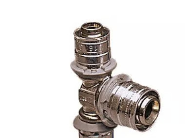 Uponor press tee reducer 40-32-40