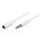 Pro MiniJack 3.5mm Ext. 4P - Wh - 2m – kuva 2