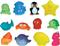 LUDI - Bath animals - 12 pcs – kuva 4
