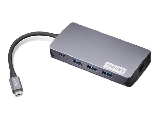Lenovo GX91M73946 laptop dock/port replicator Wired USB 3.2 Gen 1 (3.1 Gen 1) Type-C Grey