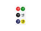 Light Solutions NFC tag - NTAG213 - colored stickers - 6 pcs