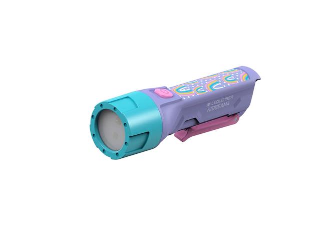 Ledlenser Kidbeam4 flashlight, 70 lumen, purple – kuva 6/6