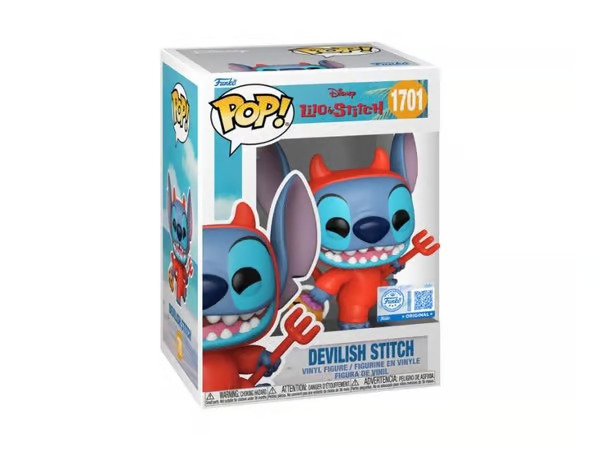 Funko Pop! - Vinyl Exclusive Stitch as Devil w/CH (91833)