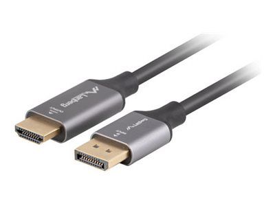 Lanberg Displayport to Hdmi 1.8m 4k sovitinkaapeli