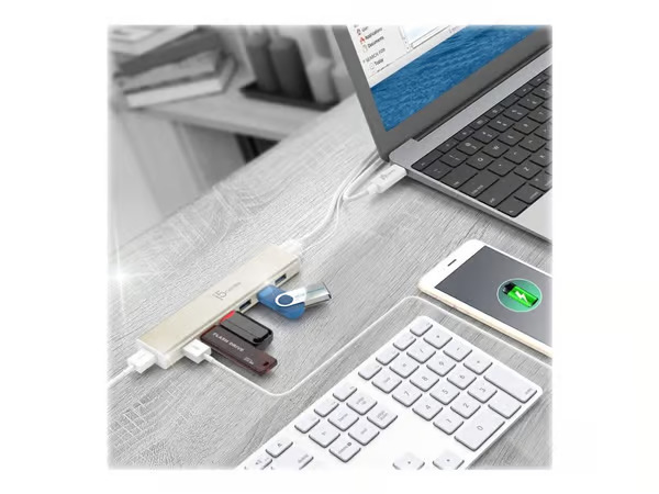 USB-C 7- PORT HUB - EU/UK
