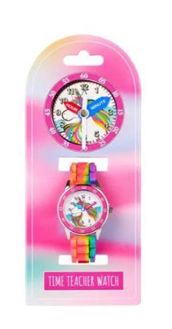 Accutime - Kello Time Teacher Rainbow Unicorn