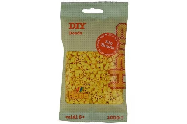 Hama Bio Iron-on Beads - Light Yellow (103) 1000 pcs.