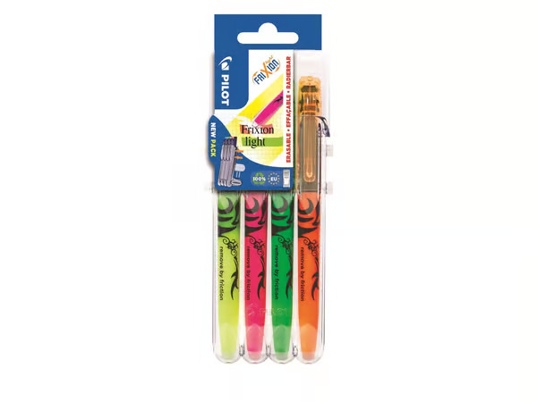 Frixion Light Korostuskynälle Set2Go 4-pack Pilot