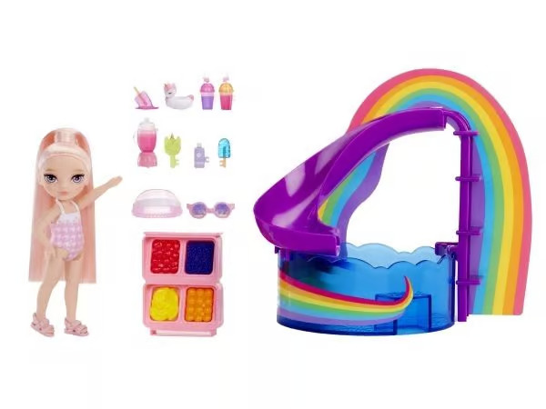 Rainbow High Little Compact Playset- Swim – kuva 3/6