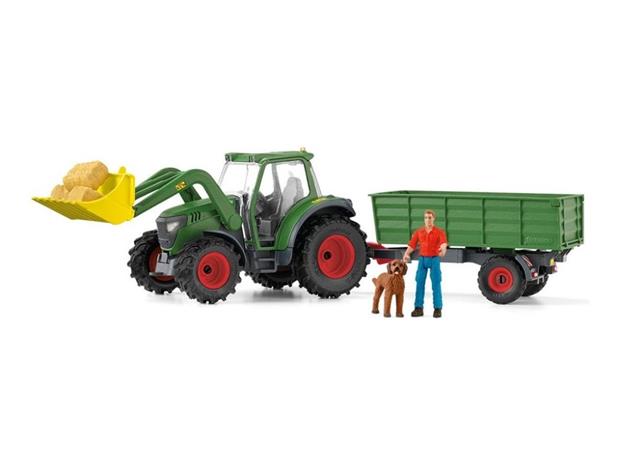 Schleich Traktori ja Perävaunu