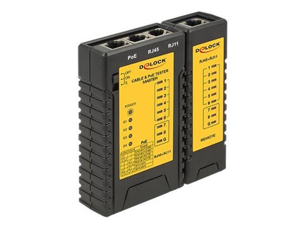 Delock Cable Tester RJ45 / RJ12 / PoE