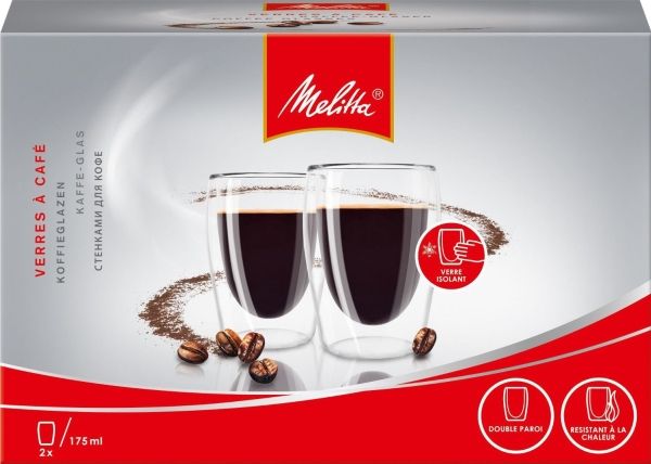 Melitta 6761117 kahvilasi Läpinäkyvä 2 kpl 200 ml