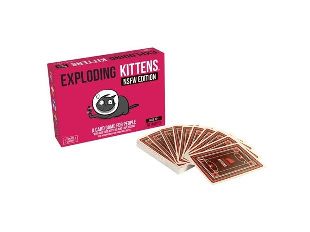 Exploding Kittens NSFW PINK Edition (FI/SE/NO/DK/EN) Lautapeli